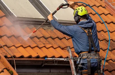 Démoussage et hydrofuge de toiture à Lasséran